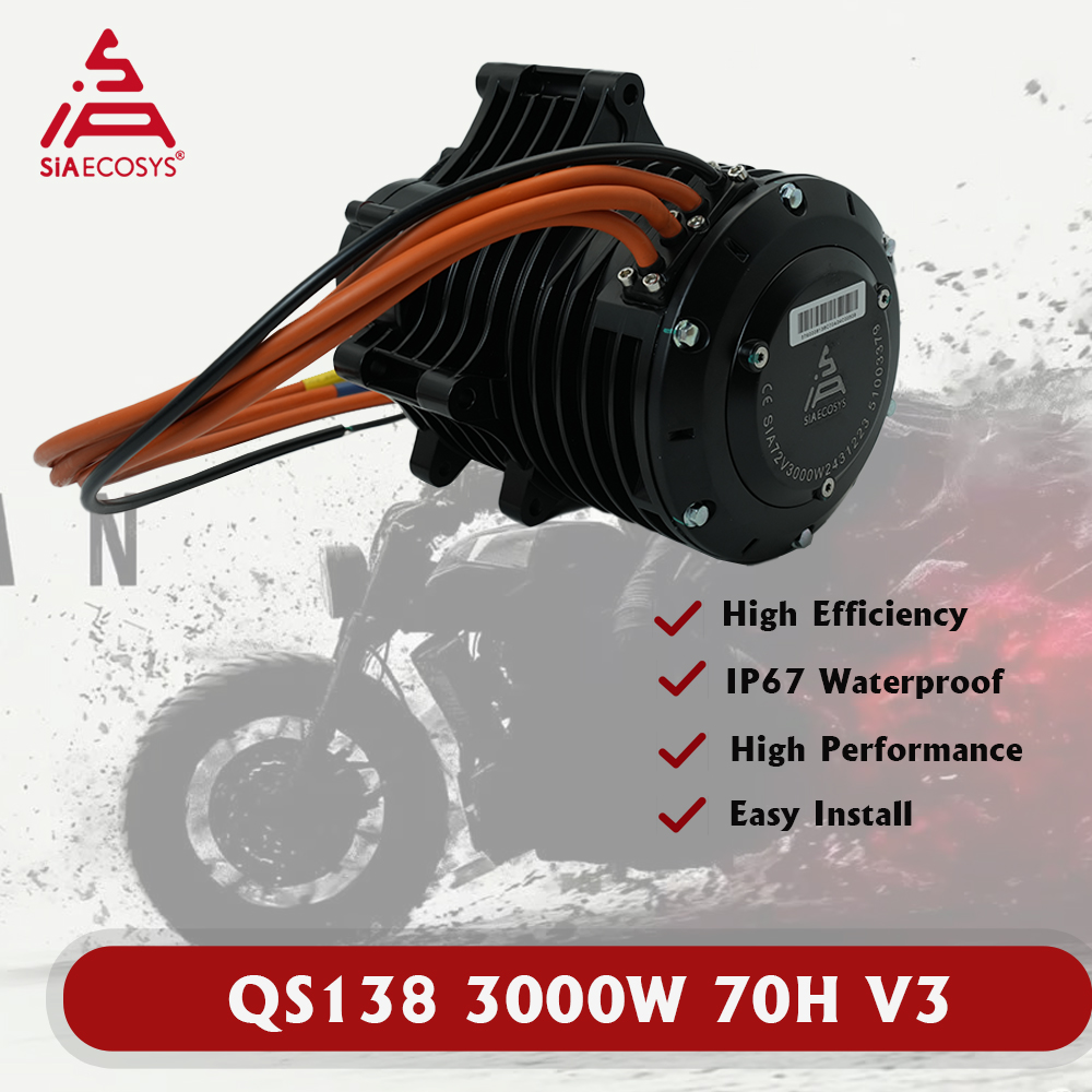 QSMOTOR QS138 70H V3 3000W 750 - Fardriver Nd72850 Controller のレビューと価格